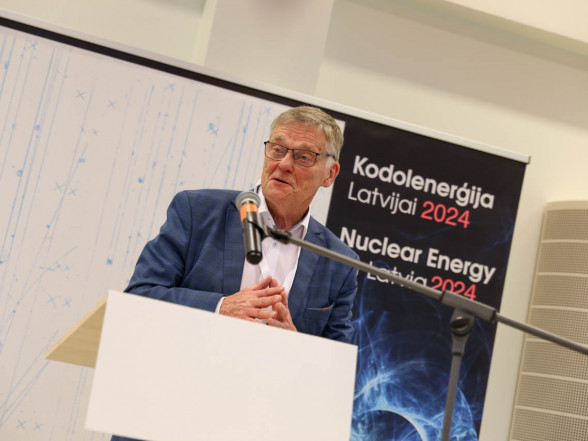 Director for Science at ISSP UL opened the annual Nuclear Energy for Latvia conference