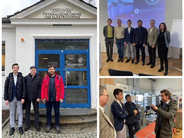 ISSP UL scientists visit the Fritz Haber Institute of the Max Planck Society to expand their collaboration network