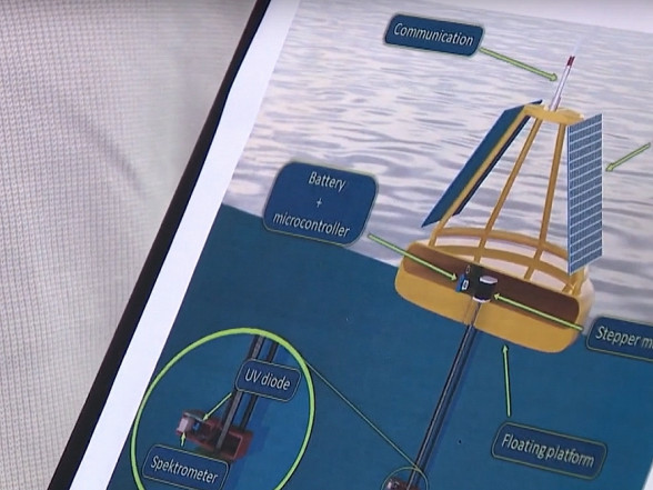 Luminous coatings and smart buoys for human and fish safety