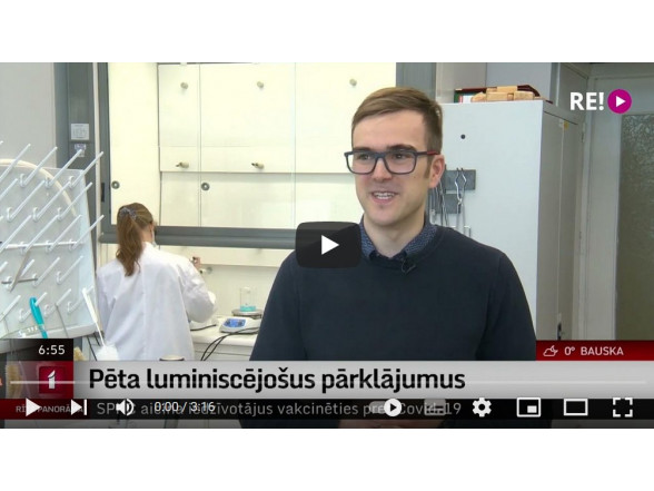 Luminescent coatings for use on cars and road signs are being researched in Latvia