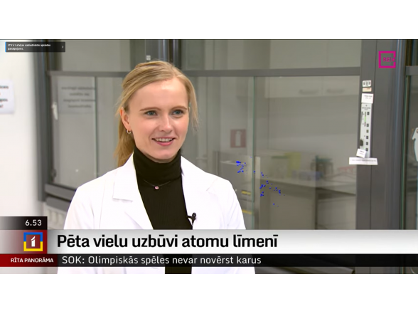 One of the brightest young Latvian scientists works at the ISSP UL and studies the structure of materials at the atomic level