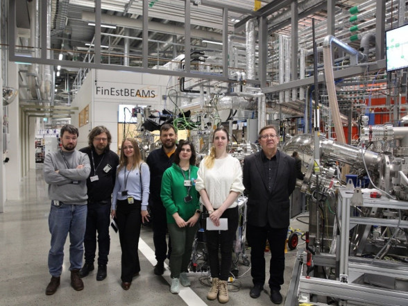 ISSP UL researchers explore the cutting-edge FinEstBEAMS beamline