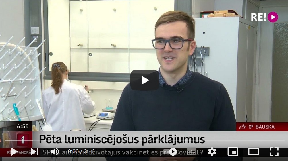 Luminescent coatings for use on cars and road signs are being researched in Latvia