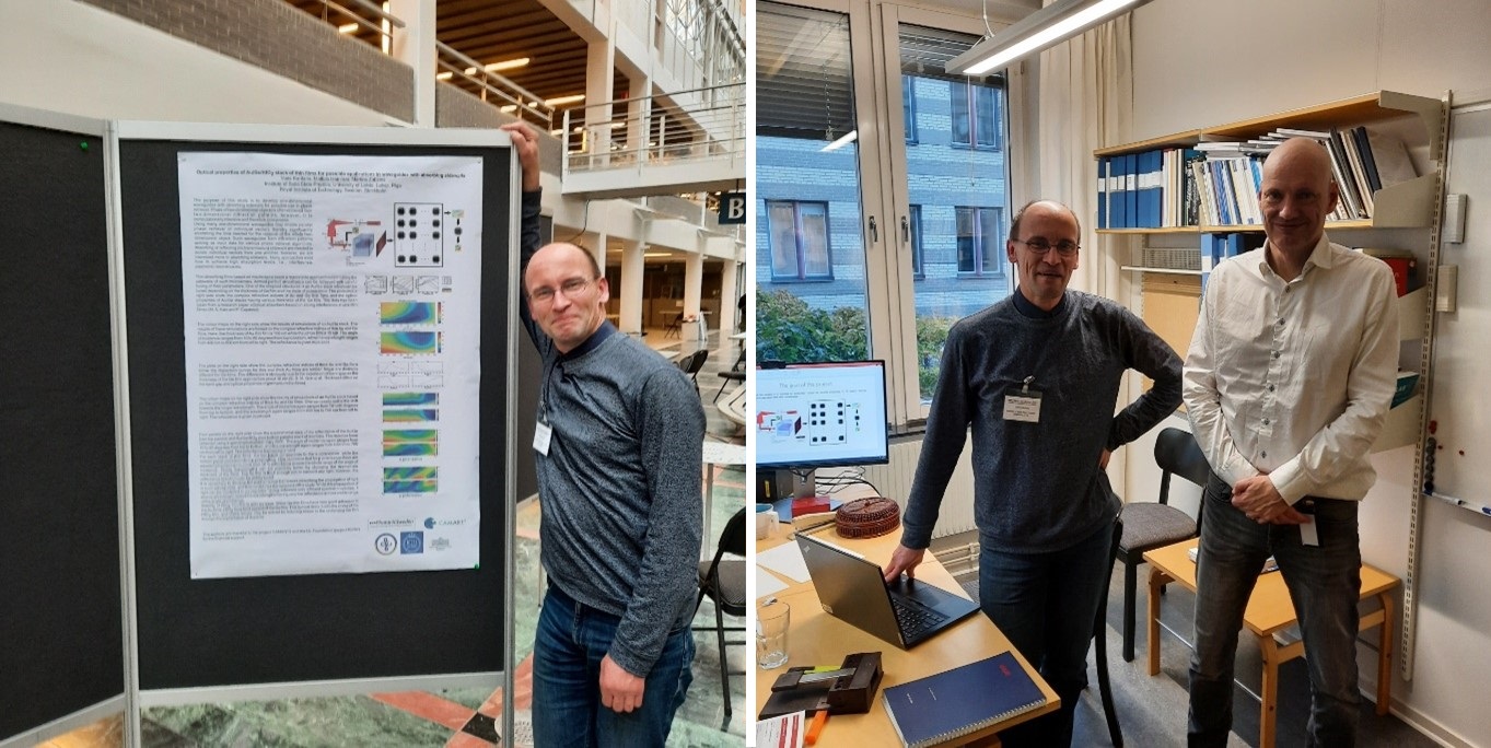 Participation in Optics and Photonics in Sweden 2023 conference