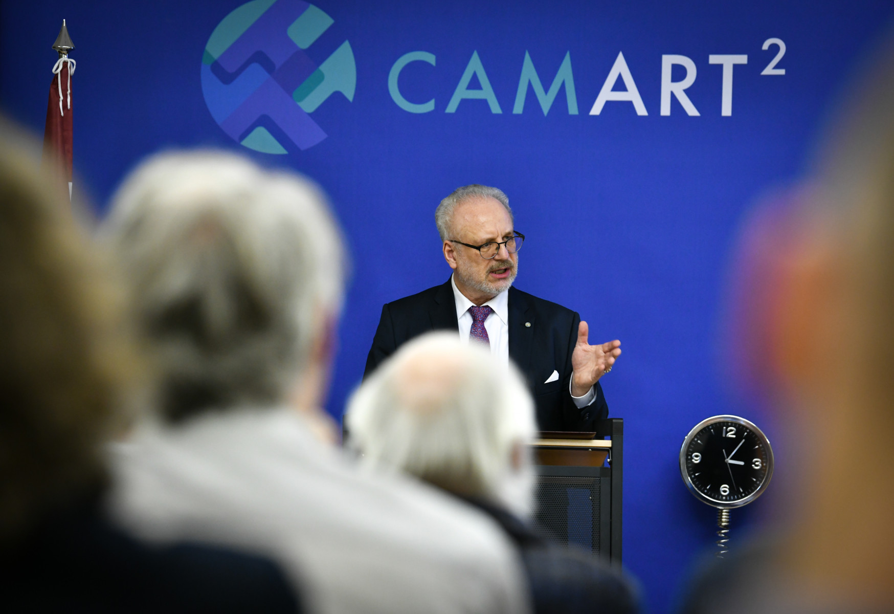 President of Latvia visits our institute